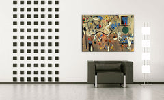 Tablou canvas CARNIVAL OF HARLEQUIN - Joan Miro REP071