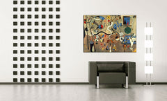 Tablou canvas CARNIVAL OF HARLEQUIN - Joan Miro REP071 - imagine 2