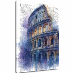 Tablou pe pânză Koloseum v Modrom - Roma pe Perete - imagine principală