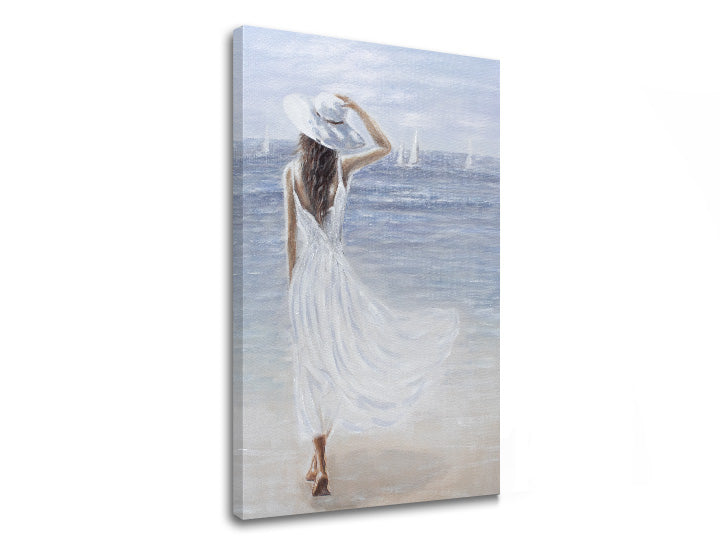 Tablou canvas FEMEIA ȘI MAREA 1 - imagine 6