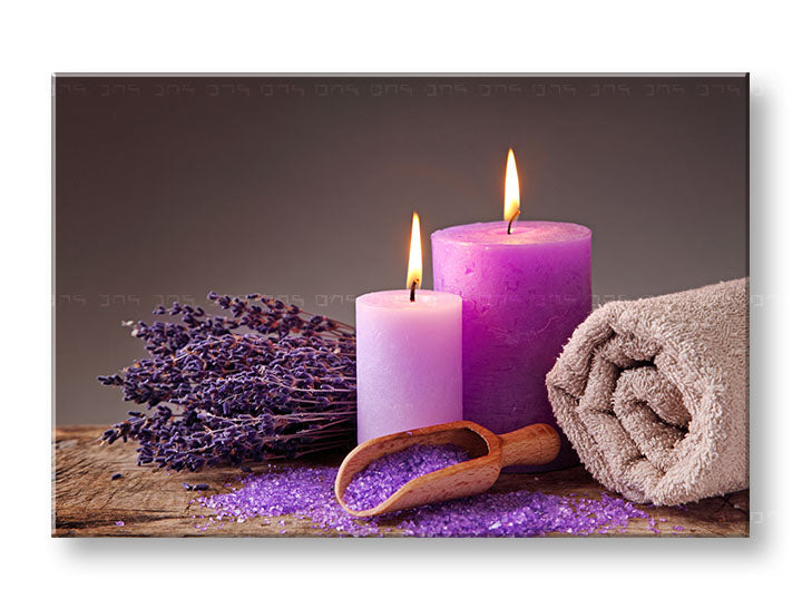 Clasic tablou pe pânză cu motivul FENG SHUI, lavandă, motiv pentru copii, flori, mare și plajă în alb-bej nuanțe, atmosferă liniștită, potrivit pentru sufragerie – principală
