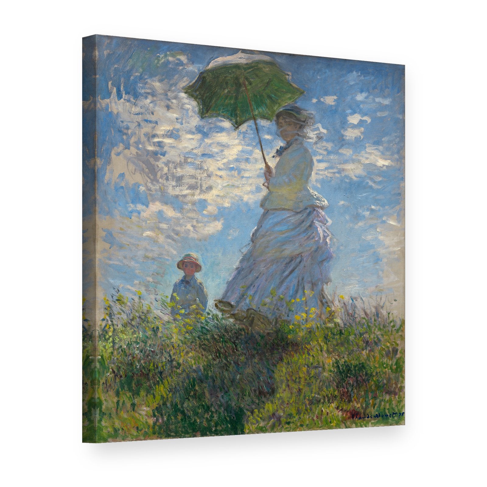 Tablou canvas GODDESS WITH A GIFT Giver - Claude Monet 000 REP075, vedere 3D