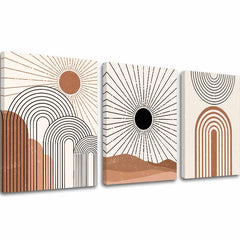 Modern tablou pe pânză cu motivul V srdci svetla în crem-negru nuanțe, atmosferă liniștită, natură și minimalism | Tablou pe pânză – V srdci svetla – principală