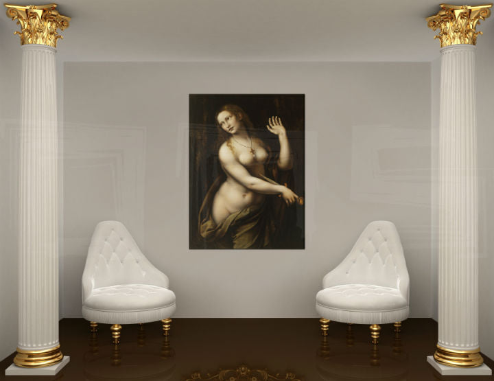 Tablou pe pânză REPRODUKCIA – Leonardo da Vinci - tablou pe pânză agățat în interiorul sufragerie moderne, decorațiune elegantă de perete