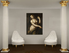 Tablou pe pânză REPRODUKCIA – Leonardo da Vinci - tablou pe pânză agățat în interiorul sufragerie moderne, decorațiune elegantă de perete