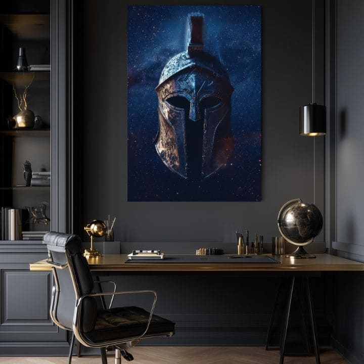Tablou pe pânză Spartan Warrior - Symbol Odvahy - imagine 2