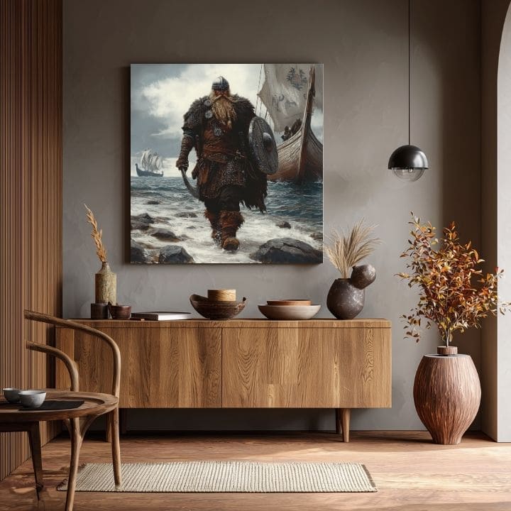 Tablou pe pânză Vikingii - Dobrodružná Decorațiune - imagine 2