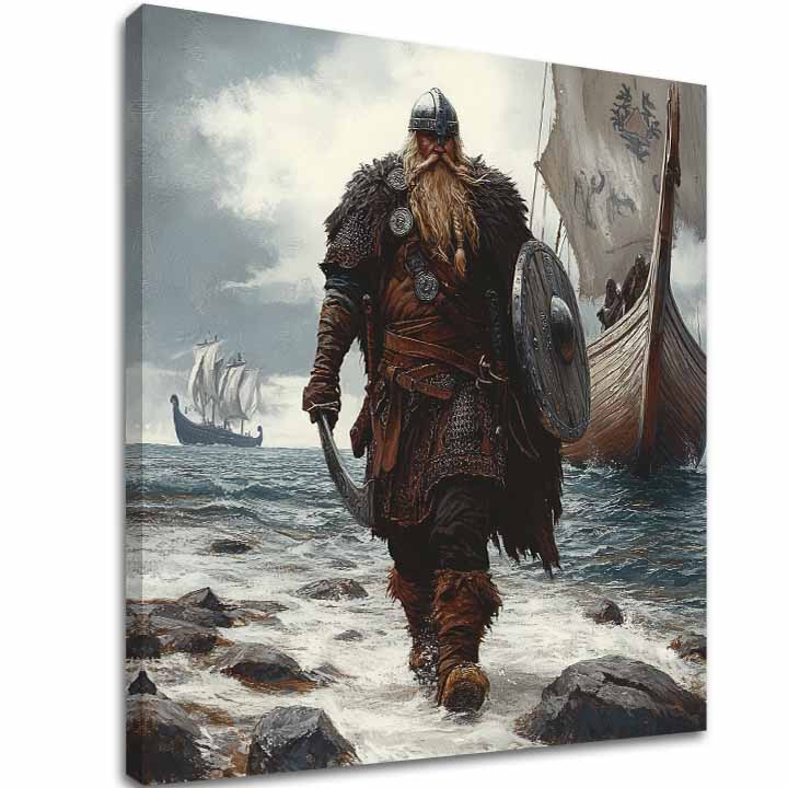 Tablou pe pânză Vikingii - Dobrodružná Decorațiune - imagine principală