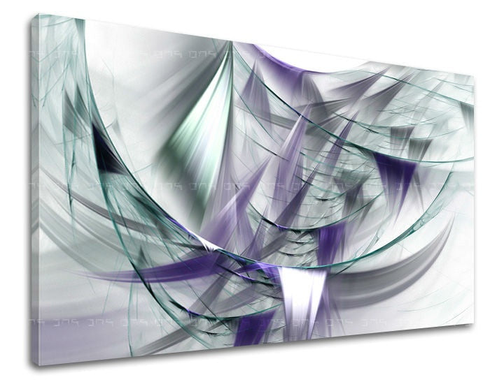 Clasic tablou cu motivul personalitate celebră în violet-gri nuanțe | Tablou de perete ABSTRACT, natură și eleganță – previzualizare