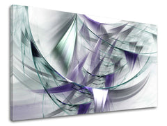 Clasic tablou cu motivul personalitate celebră în violet-gri nuanțe | Tablou de perete ABSTRACT, natură și eleganță – previzualizare