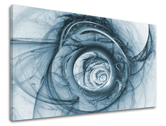 Clasic tablou pe pânză în albastru nuanțe | Tablou de perete ABSTRACT, natură, decorațiune de perete – previzualizare