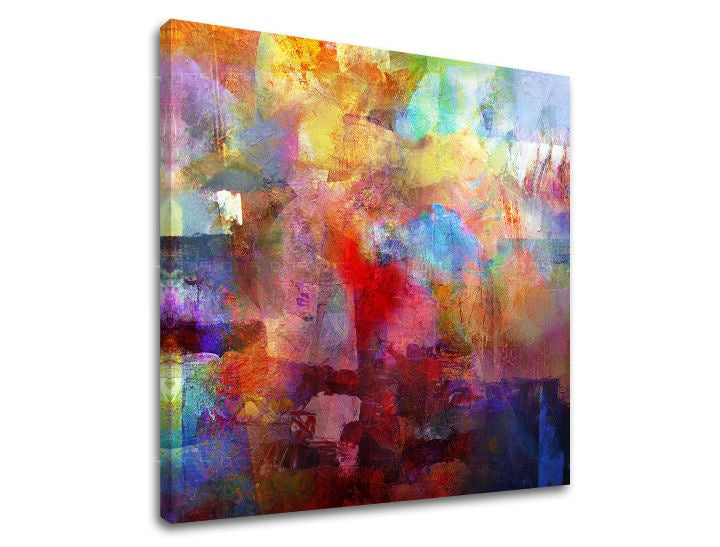 Clasic tablou pe pânză cu motivul personalitate celebră în multicolor nuanțe, atmosferă energică, mișcare, potrivit pentru sufragerie | Tablou de perete ABSTRACT – principală