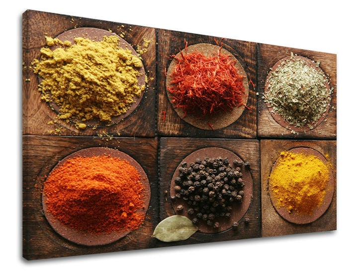 Industrial tablou pe pânză cu motivul personalitate celebră în maro-verde nuanțe, atmosferă rustică, natură, potrivit pentru bucătărie | Tablou de perete BUCĂTĂRIE – principală