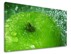 Clasic tablou pe pânză cu motivul fructe în verde nuanțe, atmosferă proaspătă, natură, potrivit pentru bucătărie | Tablou de perete BUCĂTĂRIE – principală
