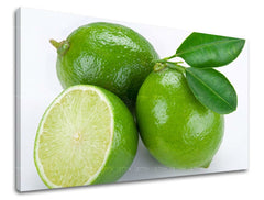 Clasic tablou pe pânză cu motivul frunze, peisaj, natură în alb-verde nuanțe, atmosferă proaspătă, potrivit pentru bucătărie | Tablou de perete BUCĂTĂRIE – principală