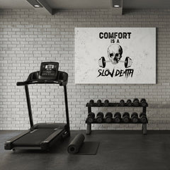Tablou pe pânză Comfort Is și Slow Death - Gym Motivácia - imagine 2