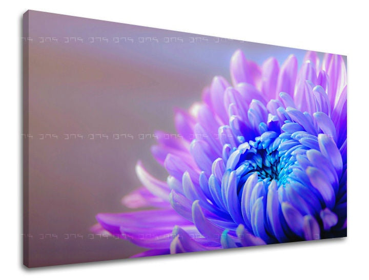 Clasic tablou pe pânză cu motivul floare, flori, natură în bej-violet nuanțe, atmosferă liniștită, natură și creștere și dezvoltare, potrivit pentru birou de lucru – principală