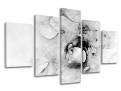 În stil scandinav tablou cu motivul natură în alb-negru nuanțe | Tablou de perete ABSTRACT, natură – previzualizare