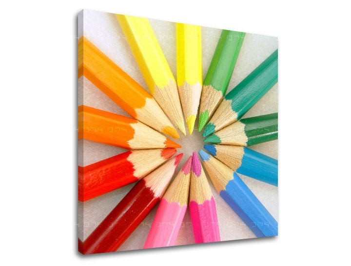 Pop art tablou cu motivul motiv pentru copii, motiv inspirațional în multicolor nuanțe | Tablou de perete INSPIRAȚIE, creativitate – previzualizare