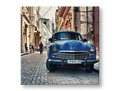 Pop art tablou pe pânză cu motivul MOTO, automobil, hartă, motiv urban în bej-albastru nuanțe, atmosferă nostalgică, viață urbană, potrivit pentru birou – principală