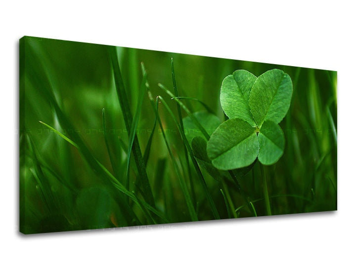 Clasic tablou pe pânză cu motivul PANORAMĂ RASTLINY, frunze, rastliny în verde nuanțe, atmosferă liniștită, natură și atmosferă de primăvară, potrivit pentru sufragerie – principală