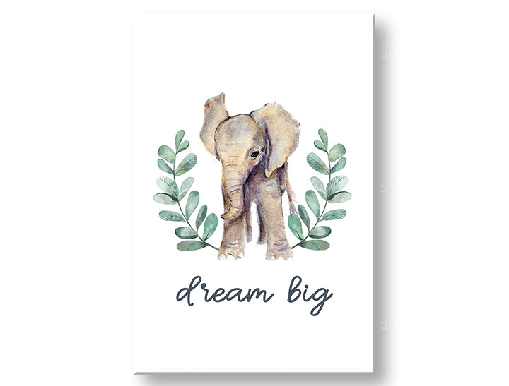 Modern tablou pe pânză cu motivul PENTRU COPII, elefant, motiv pentru copii, natură în alb-gri nuanțe, atmosferă delicată, creștere și dezvoltare și copilărie, potrivit pentru sufragerie – principală
