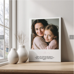 Personalizat tablou z fotografie s citátom - imagine 2