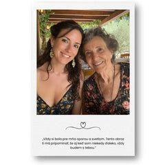 Modern tablou pe pânză în alb-verde nuanțe, atmosferă caldă, potrivit pentru sufragerie | Personalizat tablou z fotografie s citátom – principală