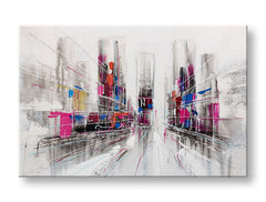 Tablou pictat manual ABSTRACT 1 parte - 90x60 cm