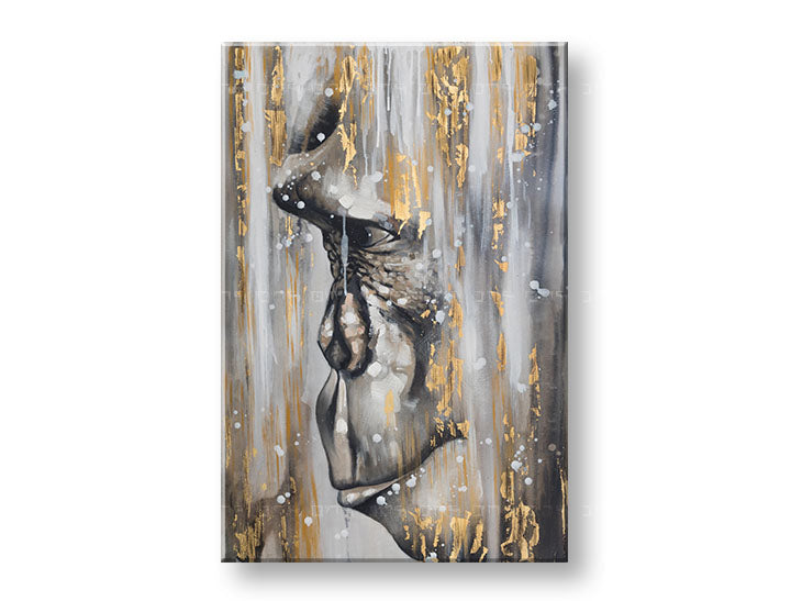 Tablou pictat manual GORILA 1 parte - 80x120 cm