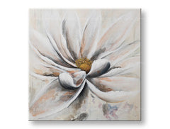 Tablou pictat manual KVET 1 parte - 100x100 cm