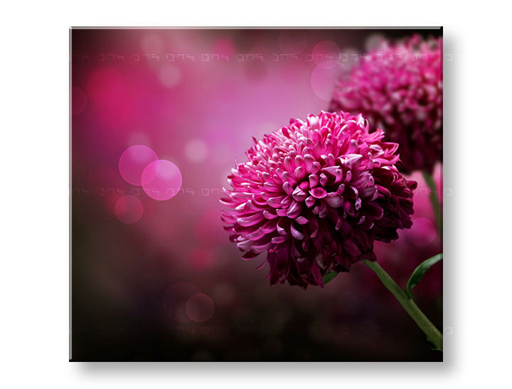 Industrial tablou pe pânză cu motivul FLORI ROZ, floare, flori, natură în violet-roz nuanțe, atmosferă romantică, natură și romantism – principală