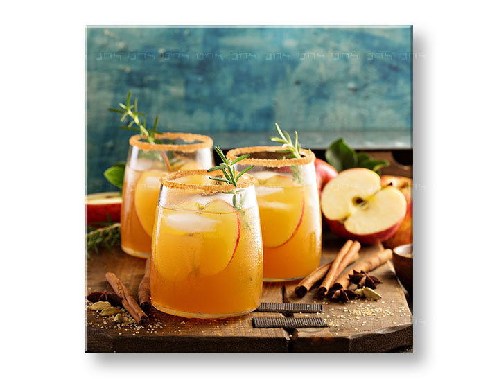 Clasic tablou pe pânză cu motivul LETNÝ DRINK în verde-roșu nuanțe, atmosferă confortabilă, potrivit pentru bucătărie | Tablou de perete LETNÝ DRINK_080-12 – principală