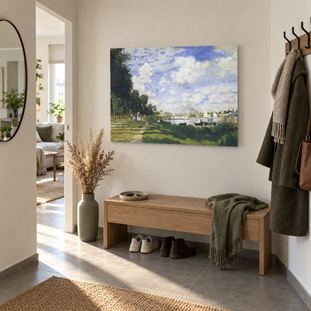 Tablou pe pânză Argenteuil – Claude Monet pe hol