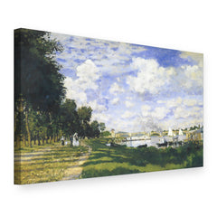 Tablou pe pânză Argenteuil – Claude Monet, vedere 3D