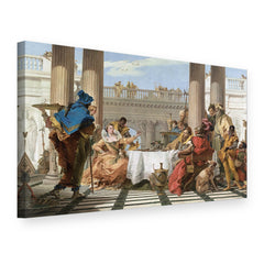Tablou pe pânză Banchetul Cleopatrei – Giambattista Tiepolo, vedere 3D