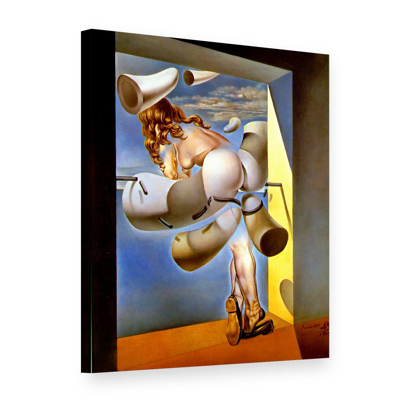 Tablou pe pânză Castitate – Salvador Dalí, vedere 3D