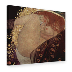 Tablou pe pânză Danae – Gustav Klimt, vedere 3D
