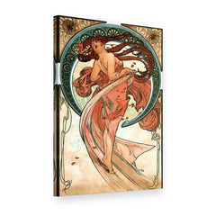 Tablou pe pânză Dansul – Alfons Mucha, vedere 3D
