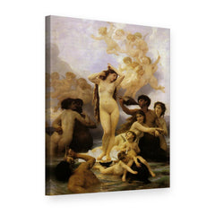 Tablou pe pânză Nașterea lui Venus – William Bouguereau, vedere 3D