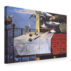 Tablou pe pânză Natură moartă vie – Salvador Dalí, vedere 3D