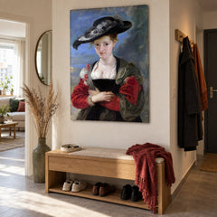 Tablou pe pânză Pălăria de paie – Peter Paul Rubens pe hol