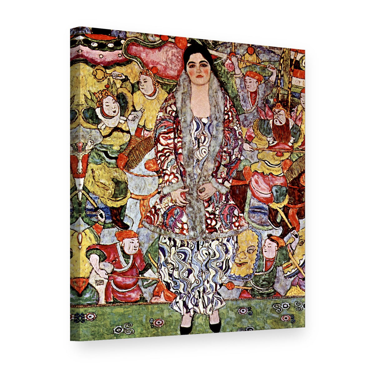 Tablou pe pânză Portretul Friederikei Maria Beer – Gustav Klimt, vedere 3D