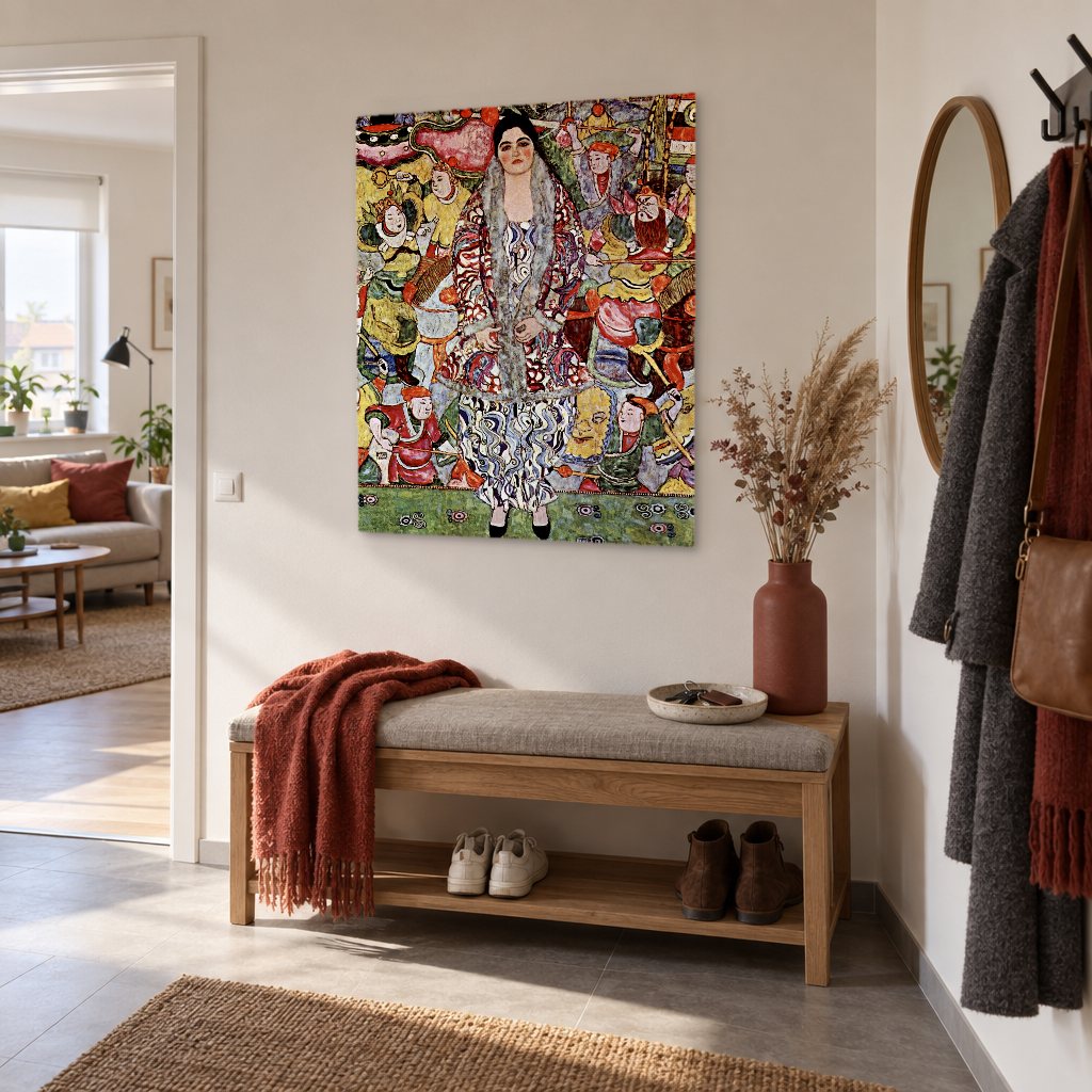 Tablou pe pânză Portretul Friederikei Maria Beer – Gustav Klimt pe hol
