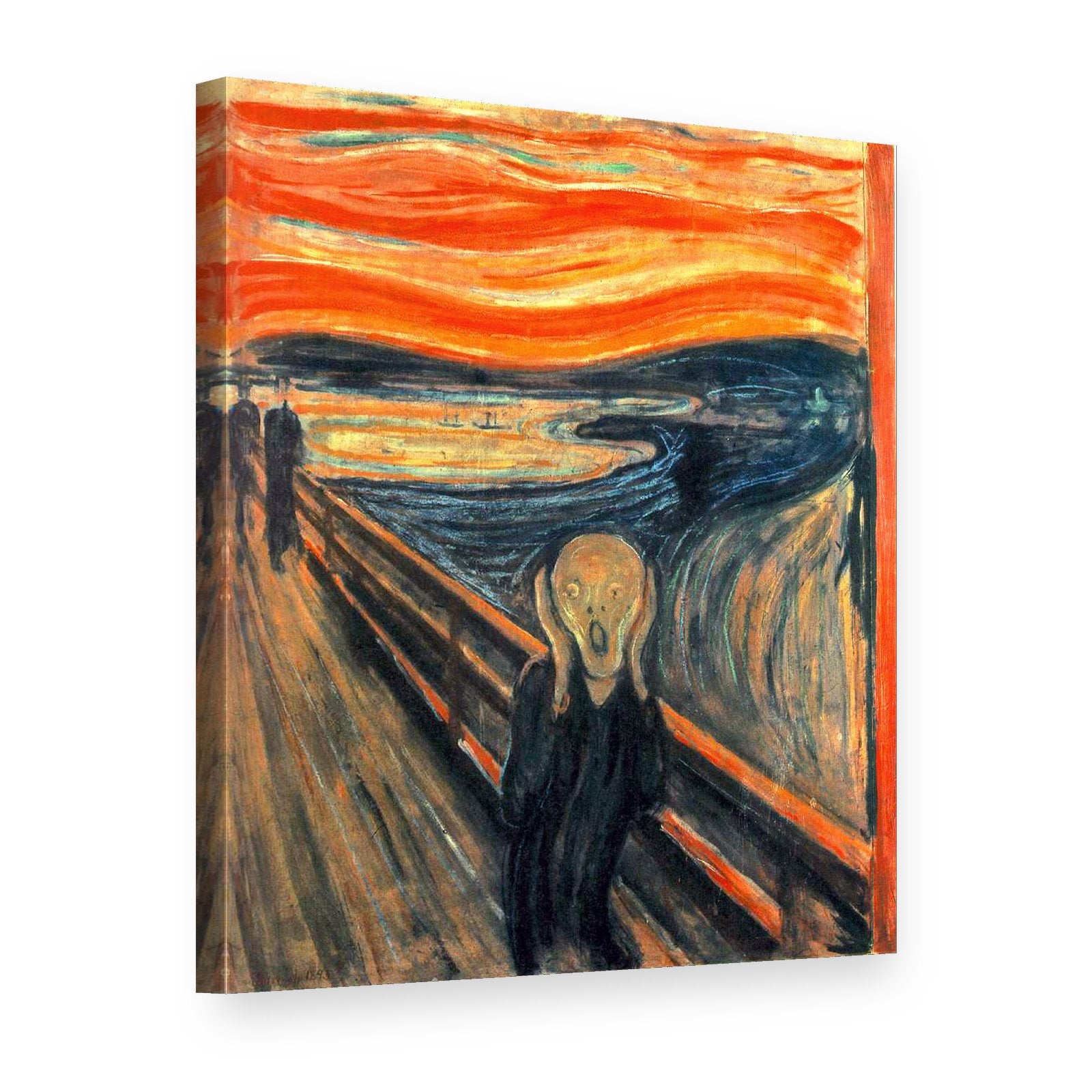 Tablou pe pânză Țipătul – Edvard Munch, vedere 3D