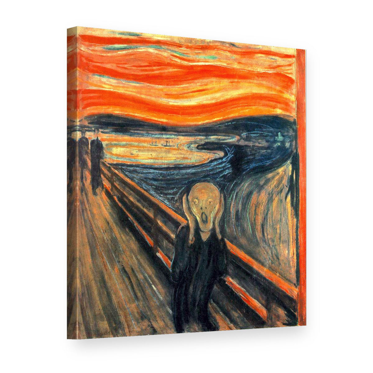 Tablou pe pânză Țipătul – Edvard Munch, vedere 3D