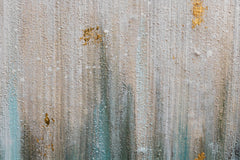 Pictat manual tablou pe pânză cu motivul ceață ușoară în alb-albastru nuanțe, atmosferă liniștită, natură și minimalism, potrivit pentru birou | Tablou pictat de perete ABSTRACT – produs, vedere 2