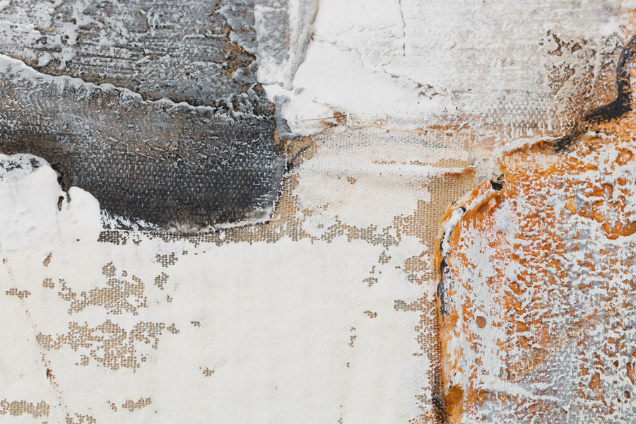 Modern tablou pe pânză în alb-turcoaz nuanțe, atmosferă liniștită | Tablou pictat de perete ABSTRACT, decorațiune de perete – produs, vedere 4 [CWF1604SDE1] – produs, vedere 4