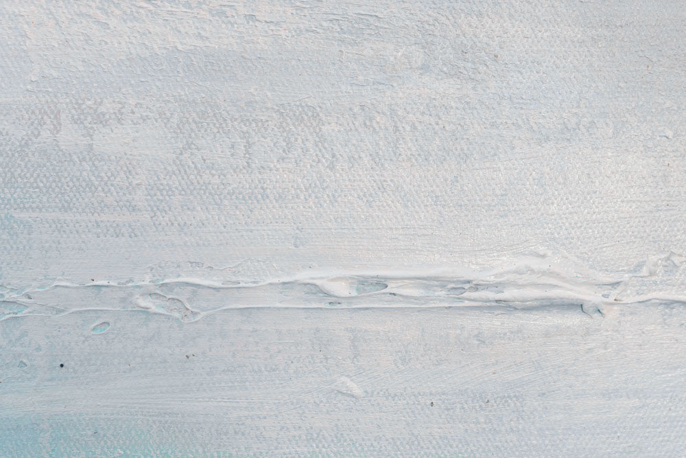 Pictat manual tablou pe pânză cu motivul cer, peisaj, natură în alb-bej nuanțe, atmosferă liniștită, natură și minimalism, potrivit pentru birou de lucru – produs