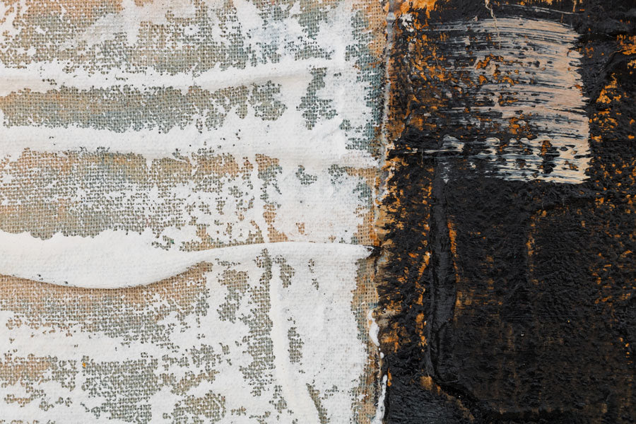 Modern tablou pe pânză în alb-turcoaz nuanțe, atmosferă liniștită | Tablou pictat de perete ABSTRACT, decorațiune de perete – produs, vedere 5